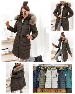 Women's winter jacket, model: BH2289 (size: S-2XL)