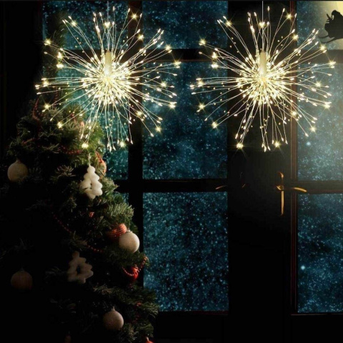 Inflatables, exploding stars controlled by battery remote control