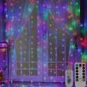 Micro LED light curtain, colors: multicolor, cold and warm white