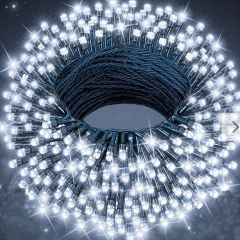 Airtight (outdoor) lights 500 LED with fleche, colors: cold and warm white, multicolor