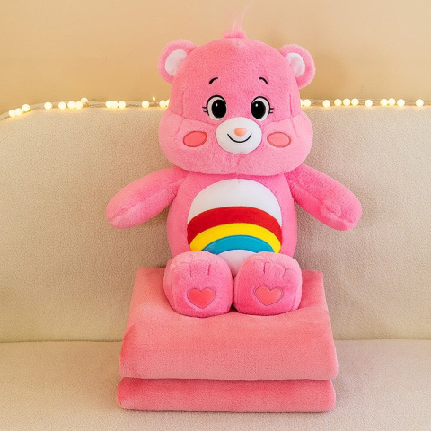 Maskotka, poduszka 3w1 z ukrytym kocem z mikrofibry, wym. 120x150 cm