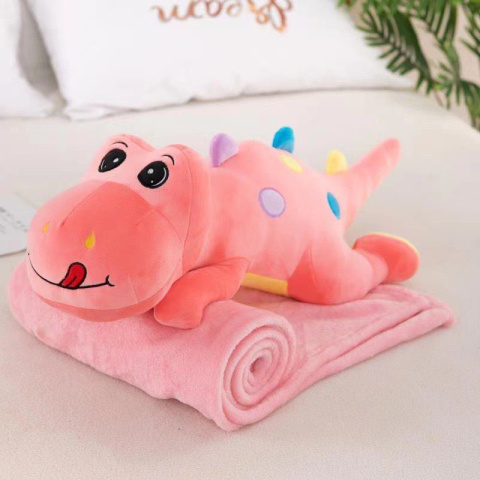 Maskotka, poduszka 3w1 z ukrytym kocem z mikrofibry, wym. 120x150 cm