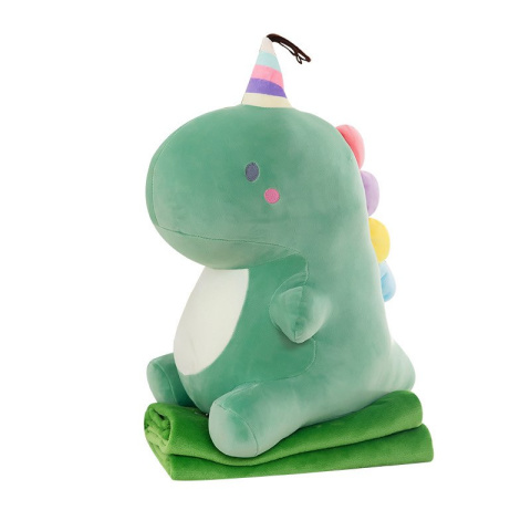 Maskotka, poduszka 3w1 z ukrytym kocem z mikrofibry, wym. 120x150 cm