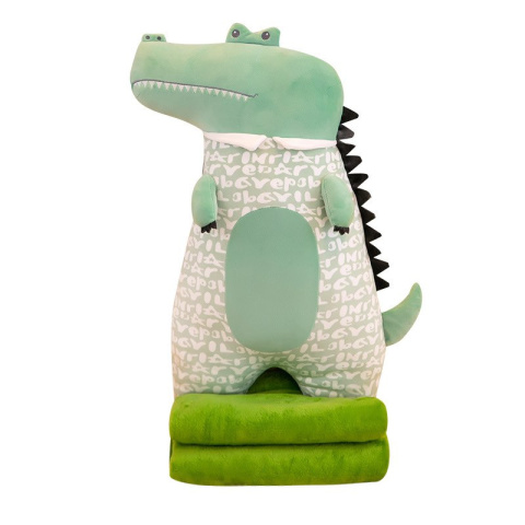 Maskotka, poduszka 3w1 z ukrytym kocem z mikrofibry, wym. 120x150 cm