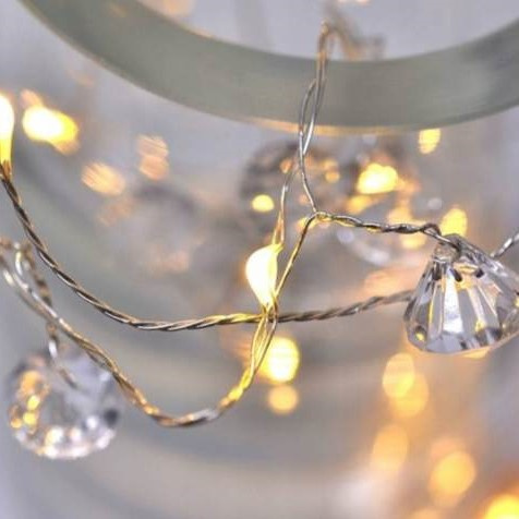 Diamonds 20 LED - 2 meters colors: warm and cold white