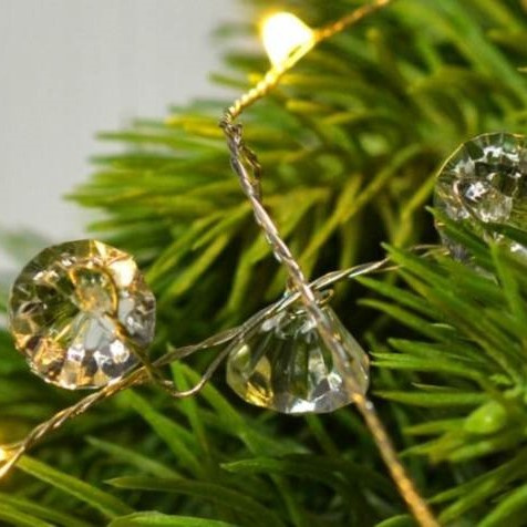 Diamonds 20 LED - 2 meters colors: warm and cold white