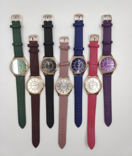 Women's watches on a leather strap, model: TD55