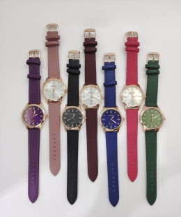 Women's watches on a leather strap, model: TD57