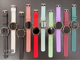 Universal LED watches on silicone strap, model: B-22288