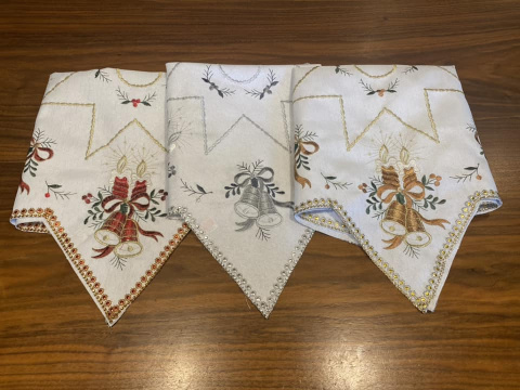 Christmas tablecloths and table runners, diameter 85 cm