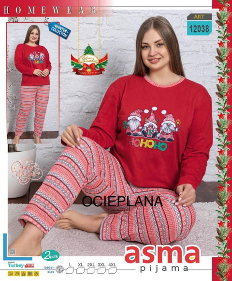 Women's pajamas - CHRISTMAS size: L - 4XL model: 12038