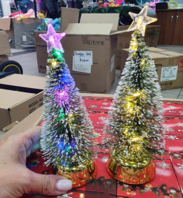 LED Christmas tree - warm and multi color