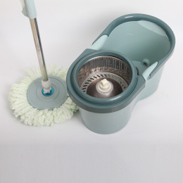 Rotary mop with bucket