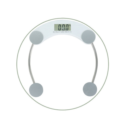 Elektroniczna, szklana waga łazienkowa