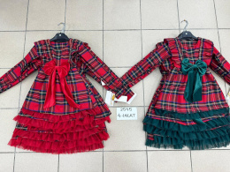 Christmas dress for a girl, age: 4-14 years