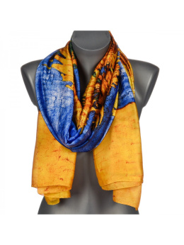 Women's scarf, thin with dimensions 180cm x 90cm (100% Polyester)