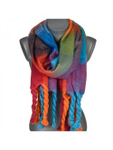 Women's scarf, thick with dimensions 190cm x 50cm (100% Polyester)