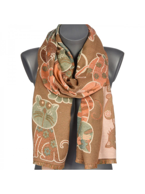 Women's scarf, transitional 180cm x 70cm (50% Cotton, 50% Viscose)