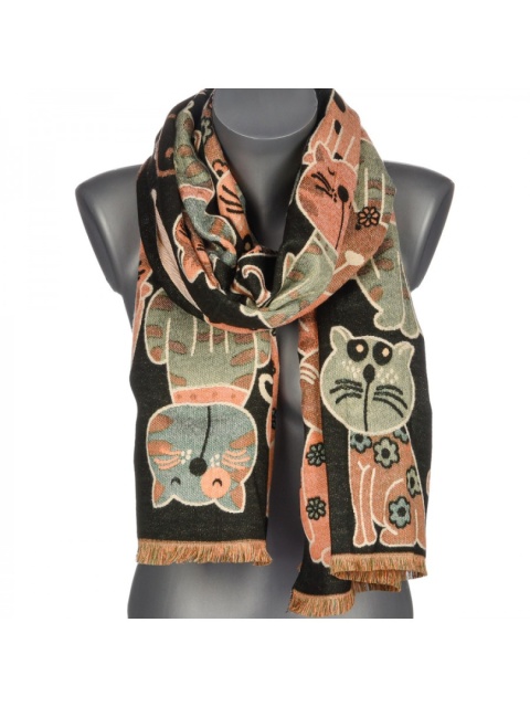 Women's scarf, transitional 180cm x 70cm (50% Cotton, 50% Viscose)