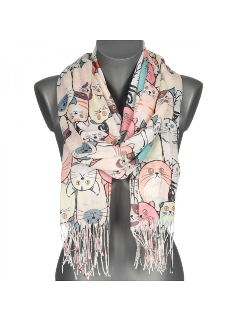Women's scarf, thin COTS with dimensions 180cm x 70cm (100% Polyester)
