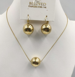 Steel sets: necklace, earrings