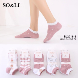Women's socks model: BL2011-3 (35-38; 39-41)