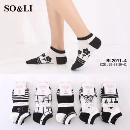 Women's socks model: BL2011-4 (35-38; 39-41)
