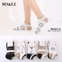 Women's socks model: BL2011-5 (35-38; 39-41)