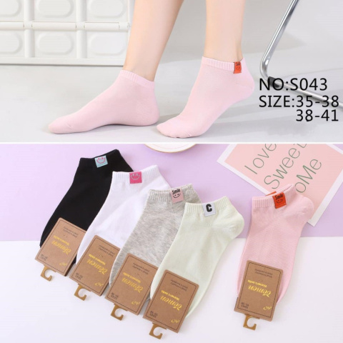Women's socks model: S043 (35-38, 39-41)