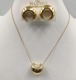 Steel sets: necklace, earrings