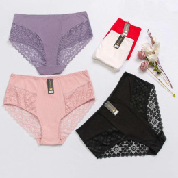 Panties - women's panties with lace model: 23-869# (2XL-4XL)