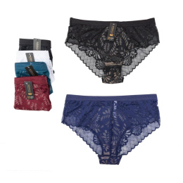 Panties - women's panties with lace model: 7176# (XL-3XL)