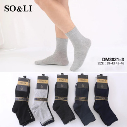 Men's socks model: DM3021-3 (39-43, 42-46)