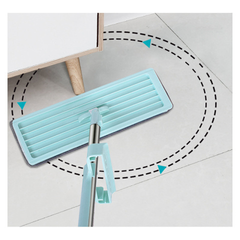 Mop with a microfiber cloth