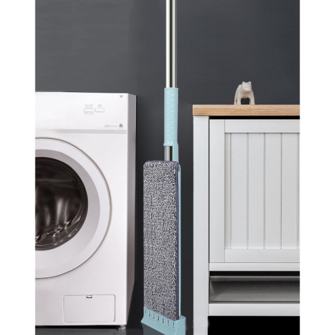 Mop with a microfiber cloth