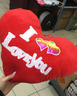 Poduszka w kształcie serca - Walentynki