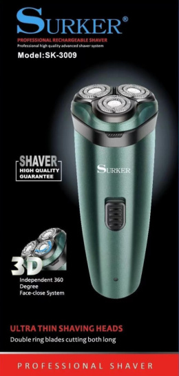 SURKER® professional male face shaver model: SK-3009