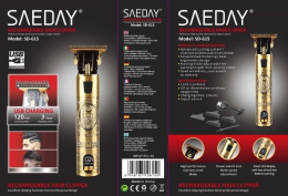 Profesjonalna, akumulatorowa maszynka do strzyżenia włosów SAEDAY® model: SD-615