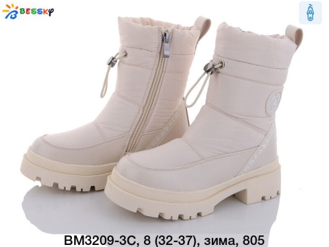 Girls' winter (insulated) snow boots, model: BM3209 (32-37)