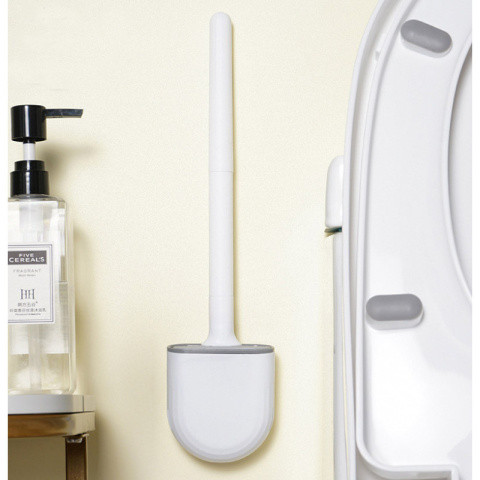 Silicone toilet brush