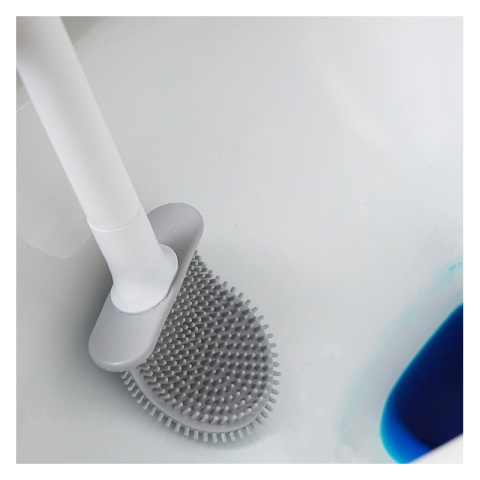 Silicone toilet brush