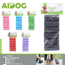 Disposable bags for animal droppings