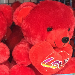 Teddy bear with a heart - Valentine's Day