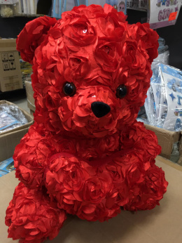Teddy bear with roses - Valentine's Day