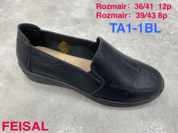 Women's semi-boots, pumps FEISAL model TA1-1BL sizes 36-41 (12P) and 39-43 (8P)