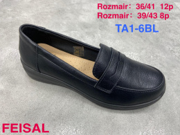 Women's semi-boots, pumps FEISAL model TA1-6BL sizes 36-41 (12P) and 39-43 (8P)