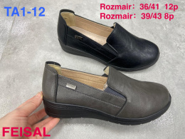 Women's semi-boots, pumps FEISAL model TA1-12 sizes 36-41 (12P) and 39-43 (8P)