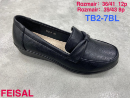 Women's semi-boots, pumps FEISAL model TB2-7BL sizes 36-41 (12P) and 39-43 (8P)