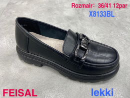 Women's semi-boots, pumps FEISAL model X8133BL sizes 36-41 (12P)