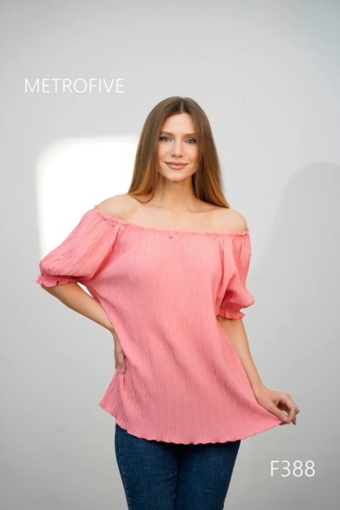 Bluzki damskie z krótkim rękawem model: F388